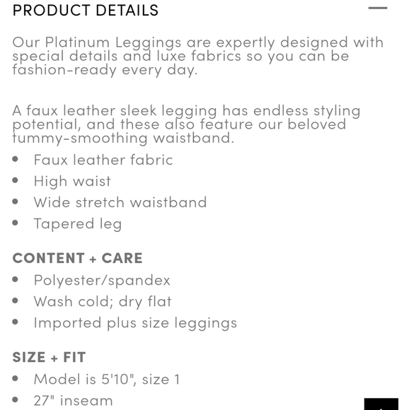 Torrid Faux Leather Legging - Picture 11 of 13